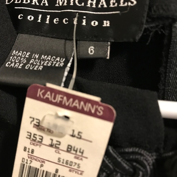 Debra Michaels black dress NWT - Picture 3 of 4